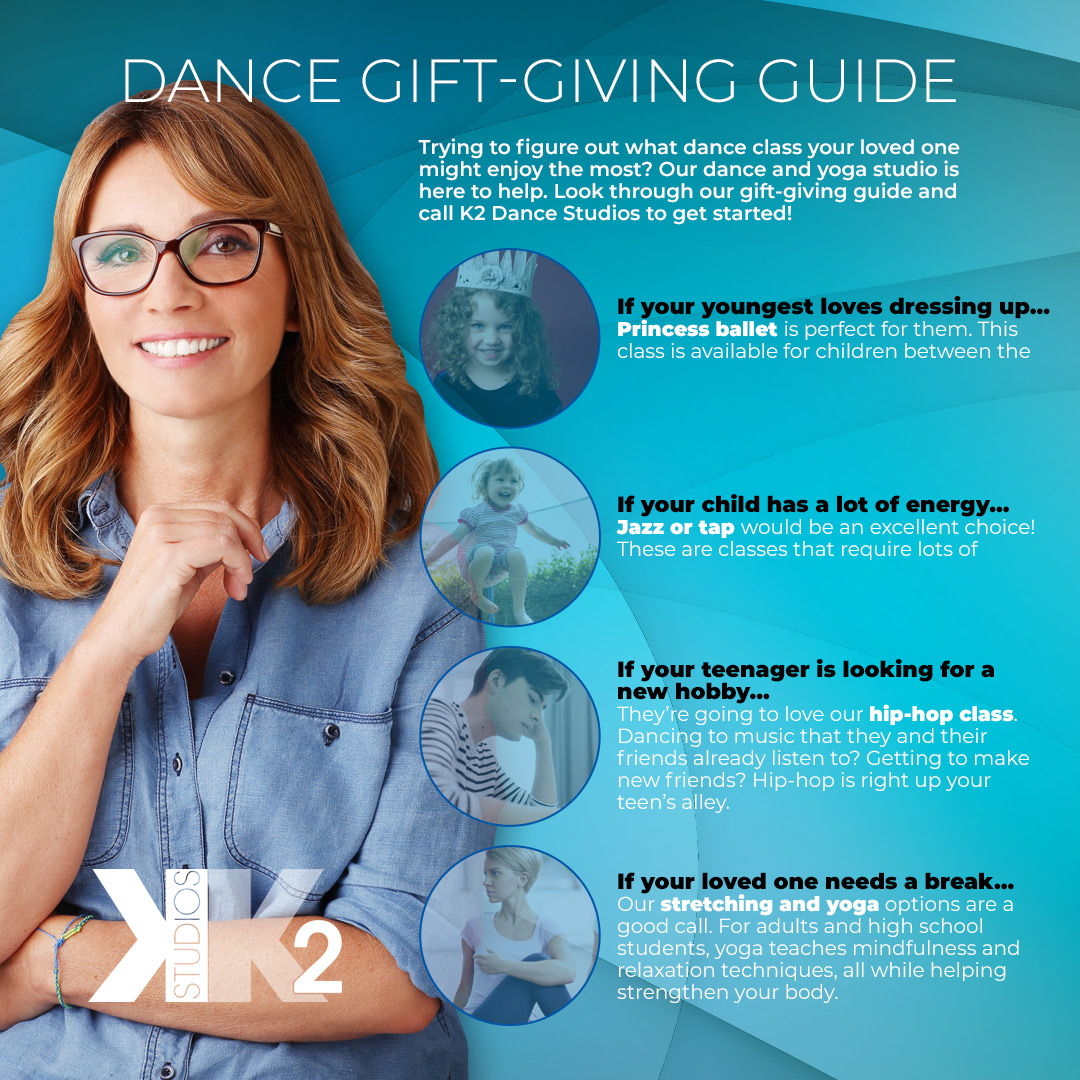 give the gift of dance classes! - k2 dance studios